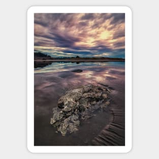 Moonstone Beach at Sunset Sticker